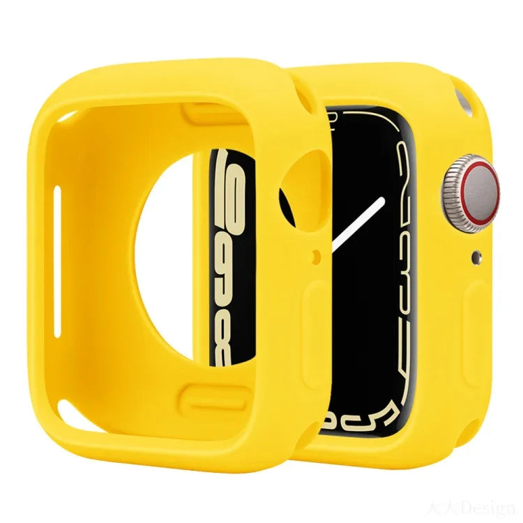 Candy Silikon-Schutzhülle mit halber Abdeckung für Apple Watch Series 41 mm