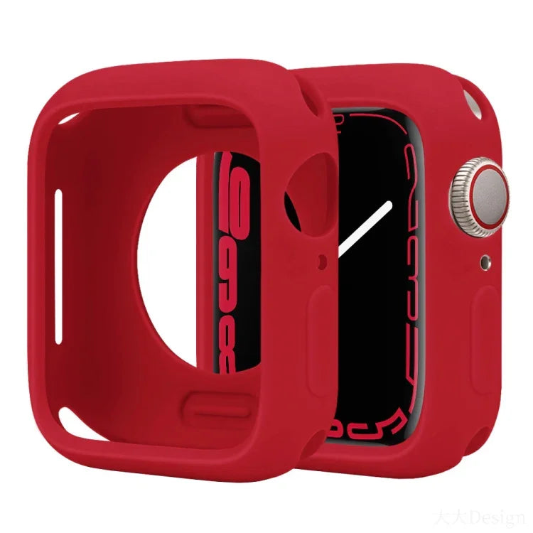 Candy Silikon-Schutzhülle mit halber Abdeckung für Apple Watch Series 41 mm