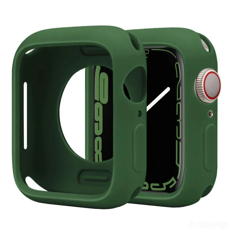 Candy Silikon-Schutzhülle mit halber Abdeckung für Apple Watch Series 41 mm