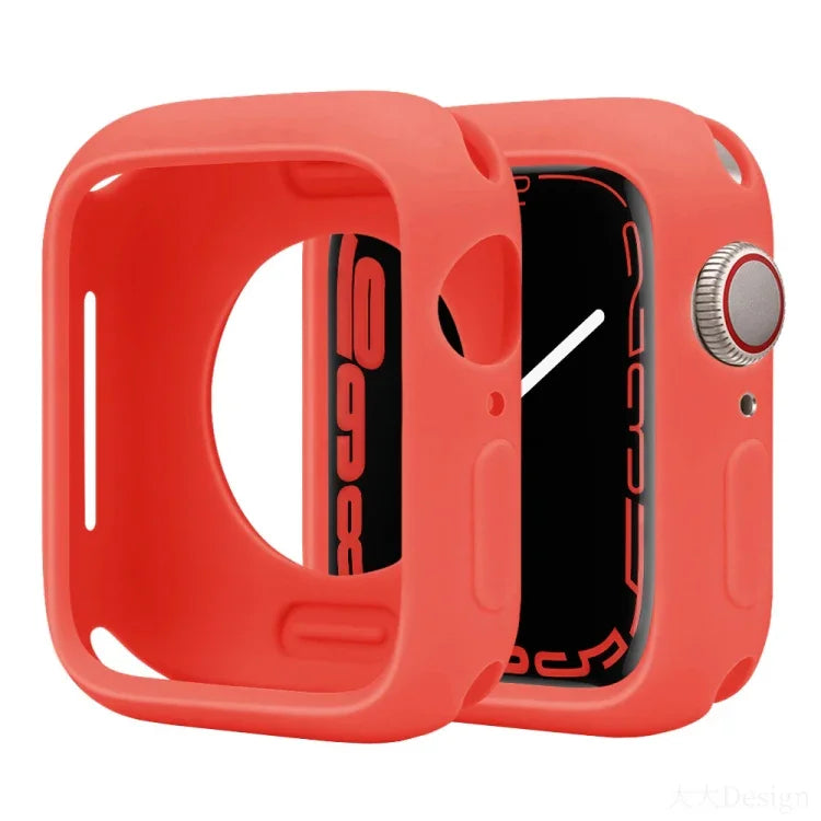 Candy Silikon-Schutzhülle mit halber Abdeckung für Apple Watch Series 41 mm