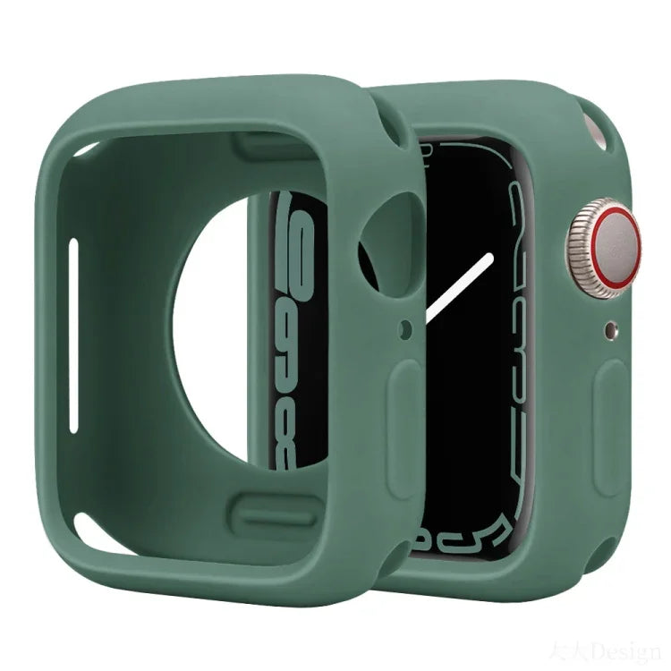 Candy Silikon-Schutzhülle mit halber Abdeckung für Apple Watch Series 41 mm