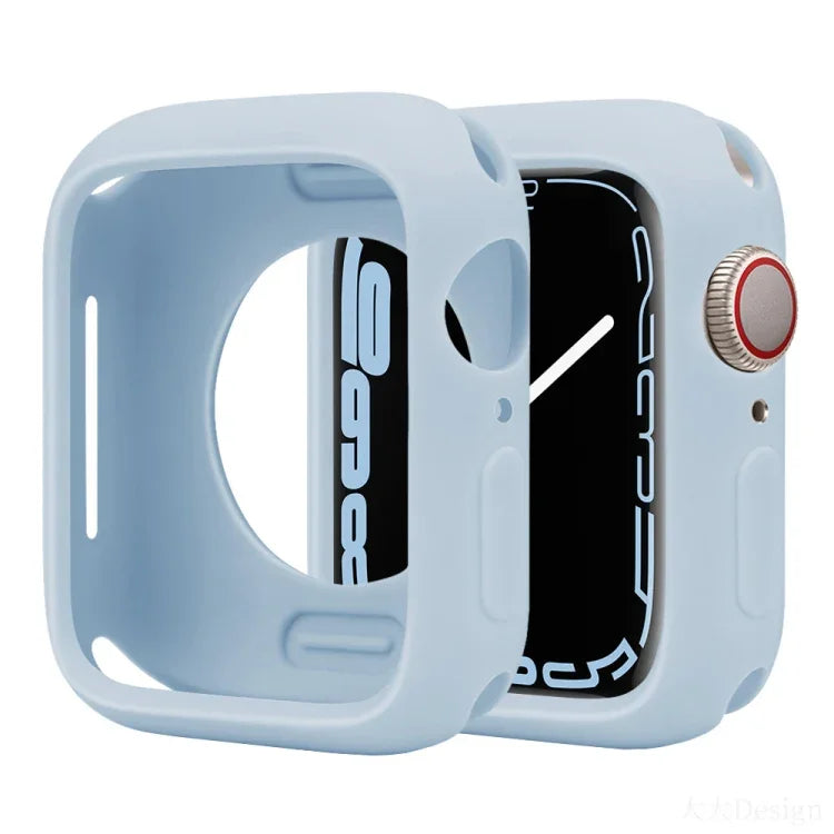 Candy Silikon-Schutzhülle mit halber Abdeckung für Apple Watch Series 41 mm