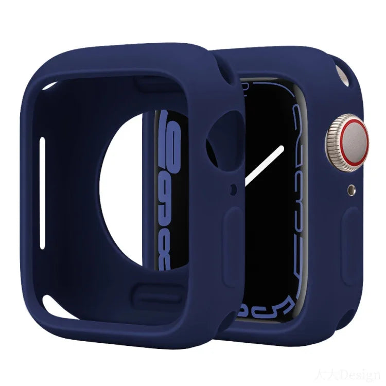 Candy Silikon-Schutzhülle mit halber Abdeckung für Apple Watch Series 41 mm