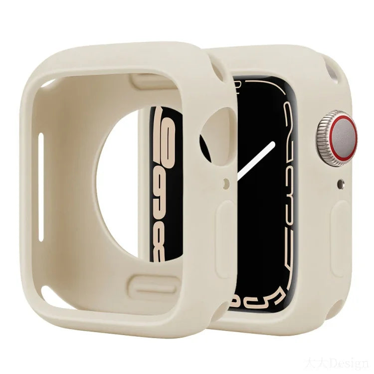 Candy Silikon-Schutzhülle mit halber Abdeckung für Apple Watch Series 41 mm