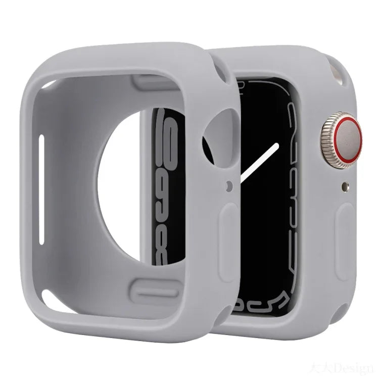 Candy Silikon-Schutzhülle mit halber Abdeckung für Apple Watch Series 41 mm