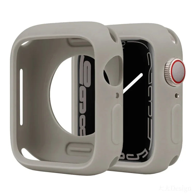 Candy Silikon-Schutzhülle mit halber Abdeckung für Apple Watch Series 41 mm