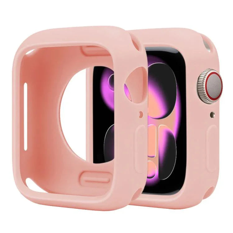 Candy Silikon-Uhrengehäuse (Halbabdeckung), für Apple Watch Series 11 / 10 46mm