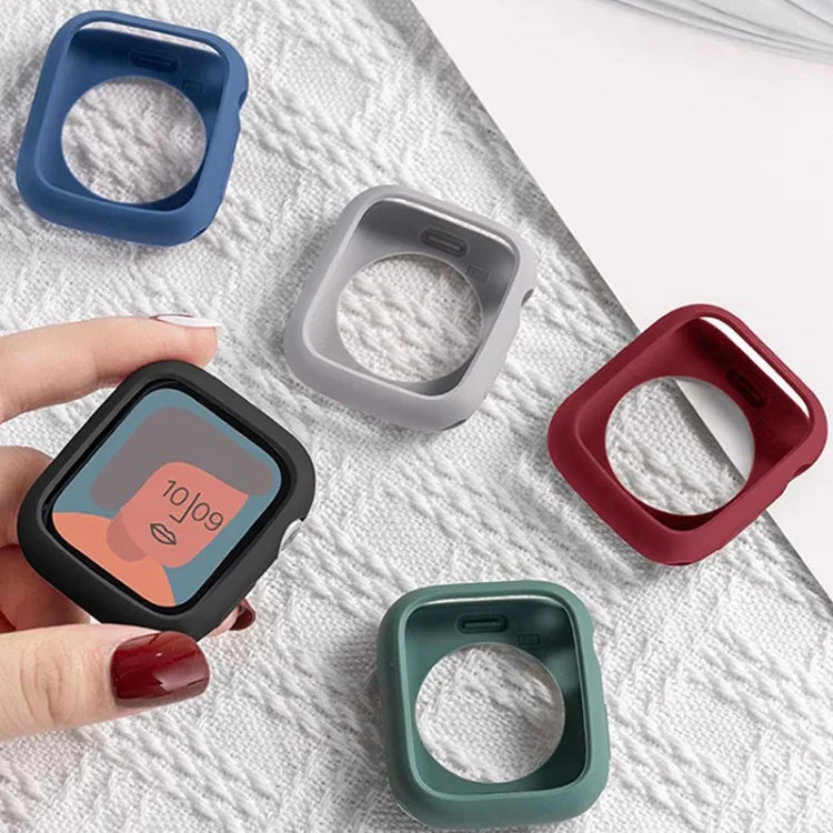 Candy Silikon-Schutzhülle mit halber Abdeckung für Apple Watch Series 41 mm