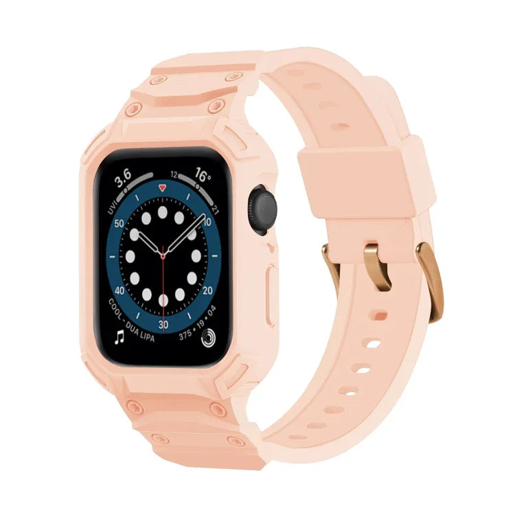 Armor TPU-Schutzhülle mit integriertem Armband, für Apple Watch Series 10/11 (46 mm) und Apple Watch Series 10/11 (42 mm)