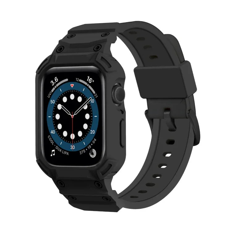 Armor TPU-Schutzhülle mit integriertem Armband, für Apple Watch Series 10/11 (46 mm) und Apple Watch Series 10/11 (42 mm)