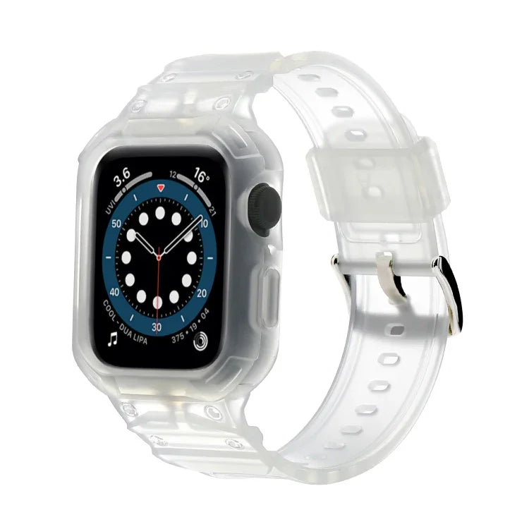 Armor TPU-Schutzhülle mit integriertem Armband, für Apple Watch Series 10/11 (46 mm) und Apple Watch Series 10/11 (42 mm)