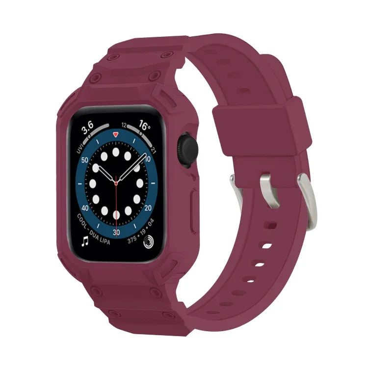 Armor TPU-Schutzhülle mit integriertem Armband, für Apple Watch Series 10/11 (46 mm) und Apple Watch Series 10/11 (42 mm)
