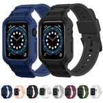 Armor TPU-Schutzhülle mit integriertem Armband, für Apple Watch Series 10/11 (46 mm) und Apple Watch Series 10/11 (42 mm)