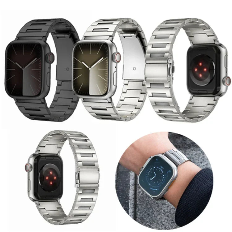 Uhrenarmband aus Titanlegierung, für Apple Watch 46 mm / 49 mm / 45 mm / 44 mm, für Apple Watch 42 mm / 41 mm / 40 mm / 38 mm