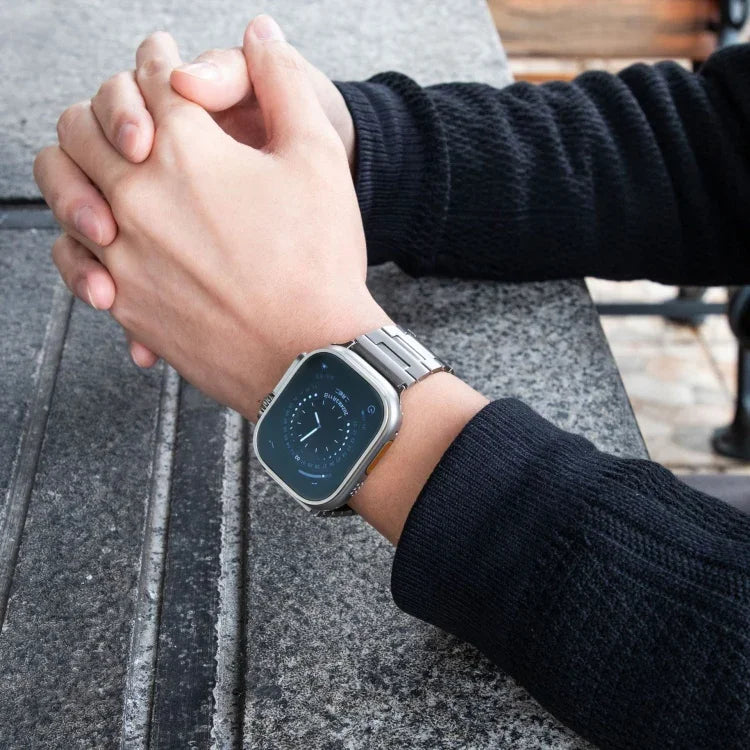 Uhrenarmband aus Titanlegierung, für Apple Watch 46 mm / 49 mm / 45 mm / 44 mm, für Apple Watch 42 mm / 41 mm / 40 mm / 38 mm