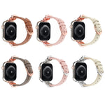 Echtes Lederarmband mit Leopardenkopf-Motiv, passend für Apple Watch 46 mm / 49 mm / 45 mm / 44 mm und 42 mm / 41 mm / 40 mm / 38 mm