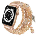 Uhrenarmband mit Quasten und Perlenkette, für Apple Watch 46 mm / 49 mm / 45 mm / 44 mm, für Apple Watch 42 mm / 41 mm / 40 mm / 38 mm