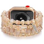 Uhrenarmband mit Quasten und Perlenkette, für Apple Watch 46 mm / 49 mm / 45 mm / 44 mm, für Apple Watch 42 mm / 41 mm / 40 mm / 38 mm