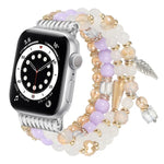 Uhrenarmband mit Quasten und Perlenkette, für Apple Watch 46 mm / 49 mm / 45 mm / 44 mm, für Apple Watch 42 mm / 41 mm / 40 mm / 38 mm