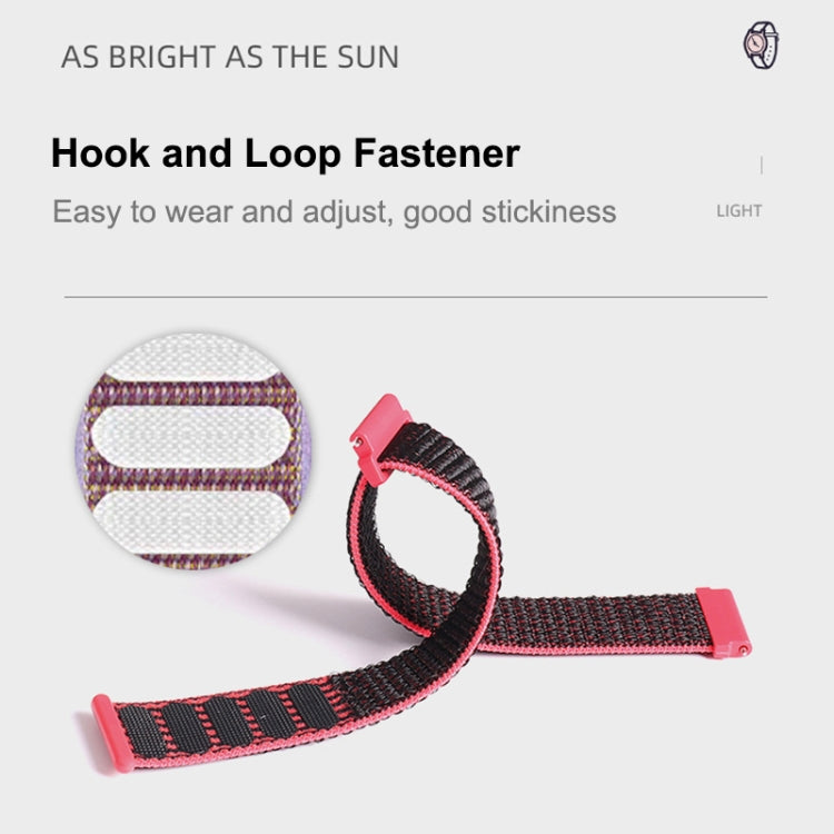 Einfaches geflochtenes Nylonarmband, für Samsung Galaxy Watch 46mm