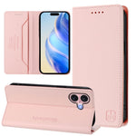 RC01 Zweifach gefaltete magnetische Saug-RFID-Leder-Handyhülle, für iPhone 16 Pro, für iPhone 16 Plus, für iPhone 16, für iPhone 15 Pro Max, für iPhone 15 Pro, für iPhone 15 Plus