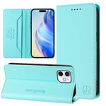 RC01 Dual-Folded Magnetic Suction RFID Leather Phone Case, For iPhone 11 Pro Max, For iPhone 11, For iPhone 11 Pro, For iPhone X / XS, For iPhone XR, For iPhone XS Max