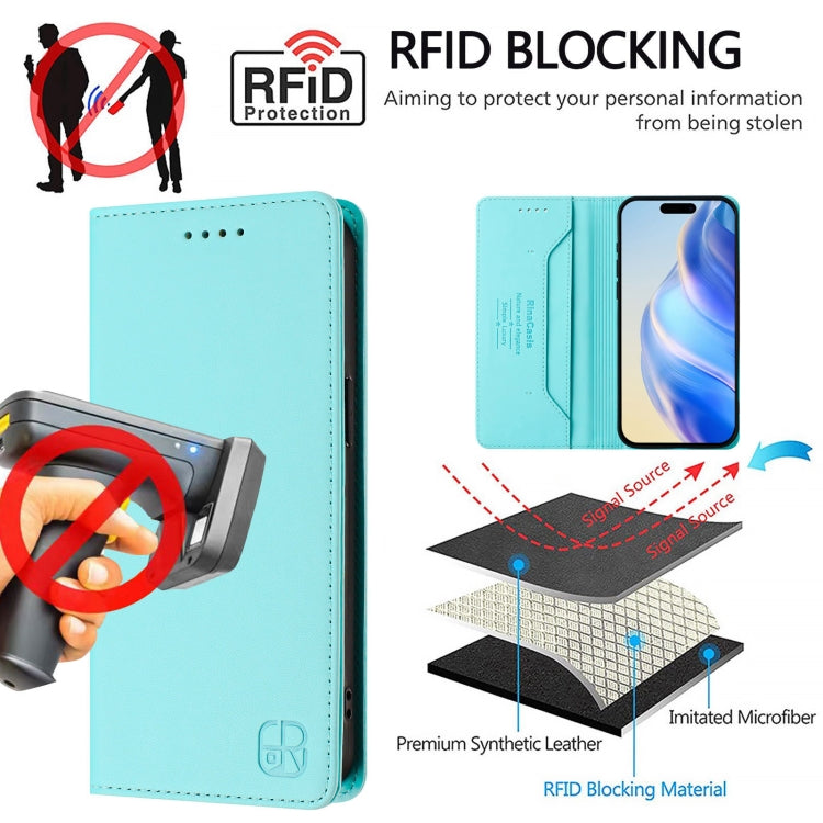 RC01 Doppelt Gefaltete Magnetische Saug-RFID Leder Handyhülle, Für iPhone 7 Plus / 8 Plus