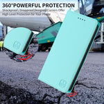 RC01 Doppelt Gefaltete Magnetische Saug-RFID Leder Handyhülle, Für iPhone 7 Plus / 8 Plus