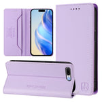RC01 Doppelt Gefaltete Magnetische Saug-RFID Leder Handyhülle, Für iPhone 7 Plus / 8 Plus