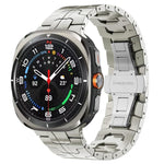 Schmetterlingsschnalle Titanlegierung Uhrenarmband, für Samsung Galaxy Watch Ultra 47mm / Ultra 2025