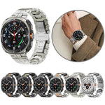 Schmetterlingsschnalle Titanlegierung Uhrenarmband, für Samsung Galaxy Watch Ultra 47mm / Ultra 2025