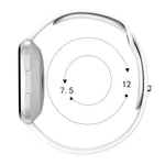 20 mm breites Silikonarmband mit umgekehrter Schnalle und Aufdruck, für Samsung Galaxy Active2