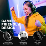 KOTION EACH G9000 Pro Over-Ear Gaming Headset mit Mikrofon, Kabellänge: ca. 2,1 m, G9000 Pro