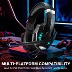 KOTION EACH G9000 Pro Over-Ear Gaming Headset mit Mikrofon, Kabellänge: ca. 2,1 m, G9000 Pro