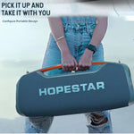 HOPESTAR A60 100W Outdoor Tragbarer IPX6 Wasserdichter Bluetooth-Lautsprecher mit Mikrofon