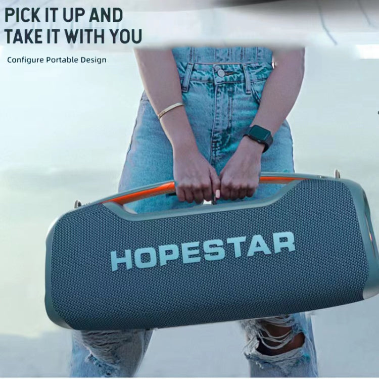 HOPESTAR A60 100W Outdoor Tragbarer IPX6 Wasserdichter Bluetooth-Lautsprecher mit Mikrofon