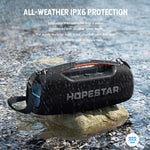 HOPESTAR A60 100W Outdoor Tragbarer IPX6 Wasserdichter Bluetooth-Lautsprecher mit Mikrofon