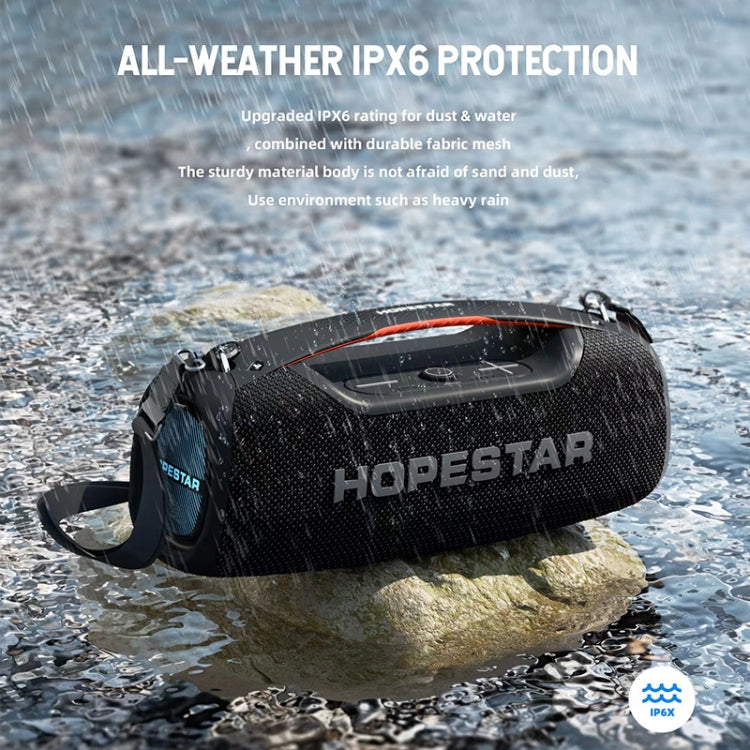 HOPESTAR A60 100W Outdoor Tragbarer IPX6 Wasserdichter Bluetooth-Lautsprecher mit Mikrofon