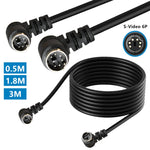 Mini DIN 6-poliges Kernverlängerungskabel, 0,5m, 1,8m, 3m