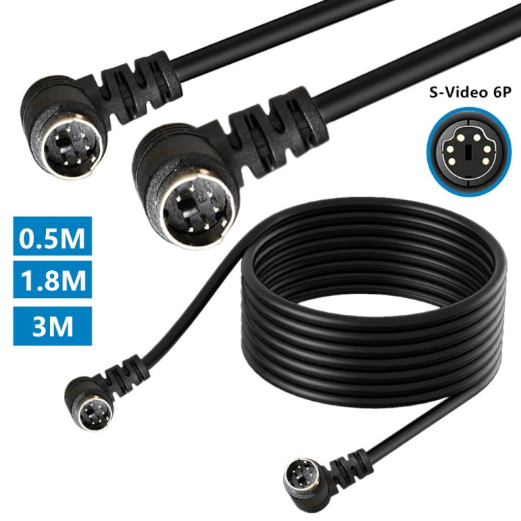 Mini DIN 6-poliges Kernverlängerungskabel, 0,5m, 1,8m, 3m