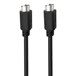 Mini DIN 6-poliges Kernverlängerungskabel, 0,5m, 1,8m, 3m