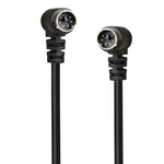Mini DIN 6-poliges Kernverlängerungskabel, 0,5m, 1,8m, 3m