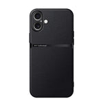 Litschi-Leder Magnetische Rundum-Stoßfeste Handyhülle, Für iPhone 17e / 16e, Für iPhone 17 Pro Max, Für iPhone 17 Pro, Für iPhone 17, Für iPhone Air, Für iPhone 16 Pro Max, Für iPhone 16 Pro, Für iPhone 16 Plus