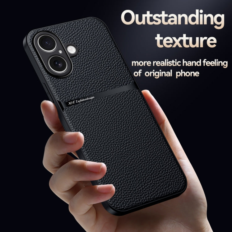 Litschi-Leder Magnetische Vollschutz Stoßfeste Handyhülle, Für iPhone 16, Für iPhone 15 Pro Max, Für iPhone 15 Pro, Für iPhone 15 Plus, Für iPhone 15, Für iPhone 14 Plus, Für iPhone 14, Für iPhone 14 Pro
