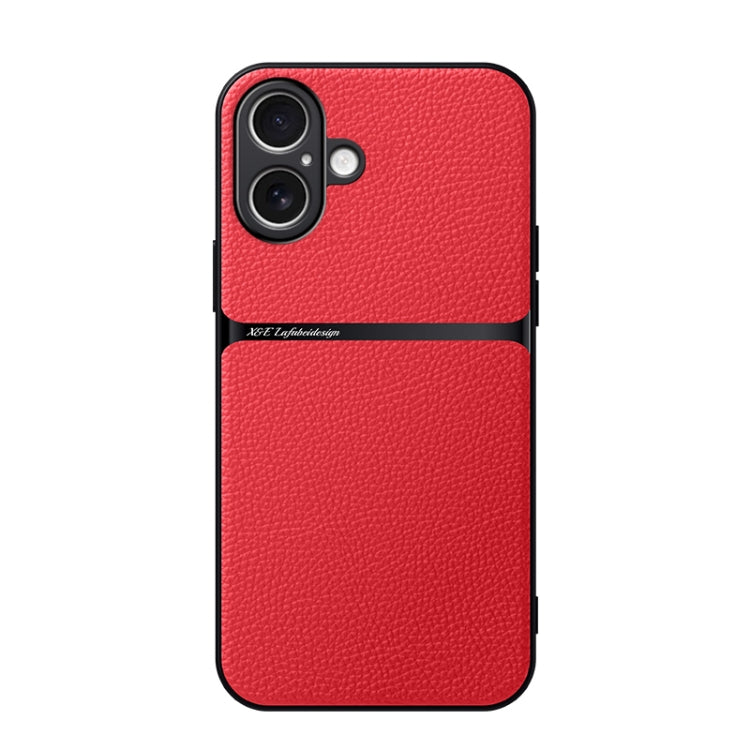 Litschi-Leder Magnetische Vollschutz Stoßfeste Handyhülle, Für iPhone 16, Für iPhone 15 Pro Max, Für iPhone 15 Pro, Für iPhone 15 Plus, Für iPhone 15, Für iPhone 14 Plus, Für iPhone 14, Für iPhone 14 Pro