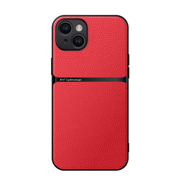 Litschi-Leder Magnetische Vollschutz Stoßfeste Handyhülle, Für iPhone 16, Für iPhone 15 Pro Max, Für iPhone 15 Pro, Für iPhone 15 Plus, Für iPhone 15, Für iPhone 14 Plus, Für iPhone 14, Für iPhone 14 Pro