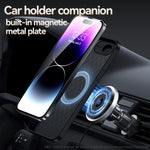 Litschi-Leder Magnetische Rundum-Stoßfeste Handyhülle, Für iPhone 17e / 16e, Für iPhone 17 Pro Max, Für iPhone 17 Pro, Für iPhone 17, Für iPhone Air, Für iPhone 16 Pro Max, Für iPhone 16 Pro, Für iPhone 16 Plus