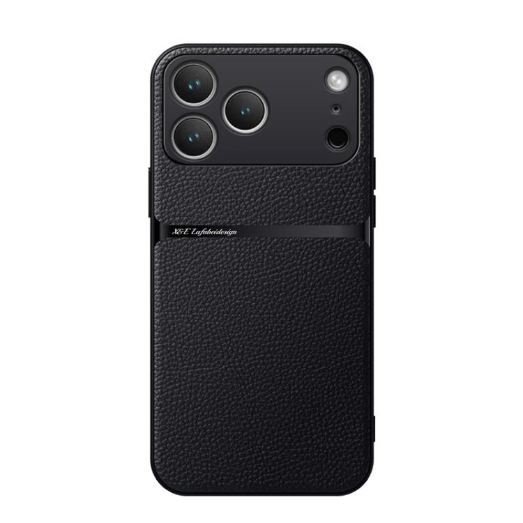 Litschi-Leder Magnetische Rundum-Stoßfeste Handyhülle, Für iPhone 17e / 16e, Für iPhone 17 Pro Max, Für iPhone 17 Pro, Für iPhone 17, Für iPhone Air, Für iPhone 16 Pro Max, Für iPhone 16 Pro, Für iPhone 16 Plus
