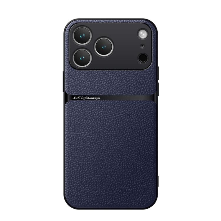 Litschi-Leder Magnetische Rundum-Stoßfeste Handyhülle, Für iPhone 17e / 16e, Für iPhone 17 Pro Max, Für iPhone 17 Pro, Für iPhone 17, Für iPhone Air, Für iPhone 16 Pro Max, Für iPhone 16 Pro, Für iPhone 16 Plus