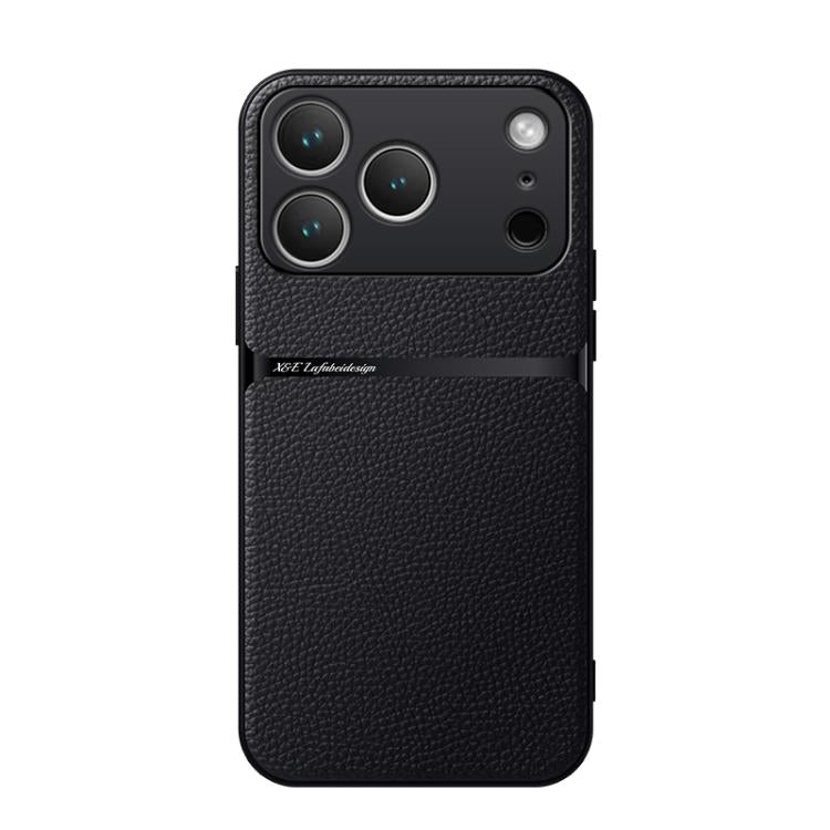 Litschi-Leder Magnetische Rundum-Stoßfeste Handyhülle, Für iPhone 17e / 16e, Für iPhone 17 Pro Max, Für iPhone 17 Pro, Für iPhone 17, Für iPhone Air, Für iPhone 16 Pro Max, Für iPhone 16 Pro, Für iPhone 16 Plus